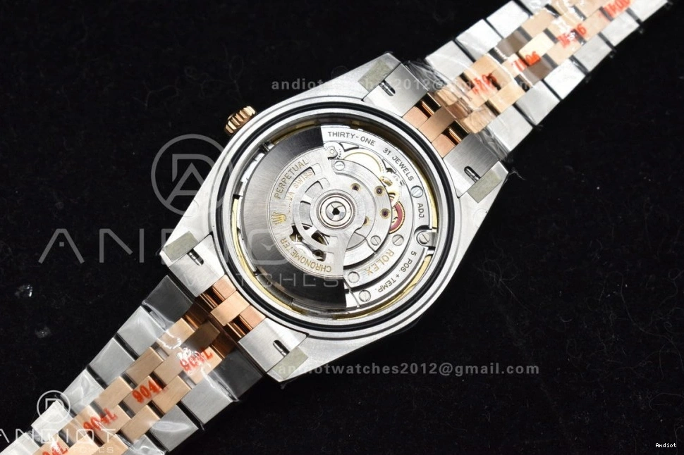 1:1 Best 904L SS Dial Stick Bracelet VR3235 on Steel Clean Edition Brown 41 DateJust RG 126333 Jubilee 0409